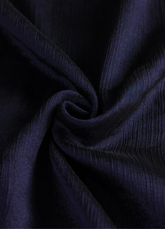 Crinkle Silk Hijab - Navy Blue